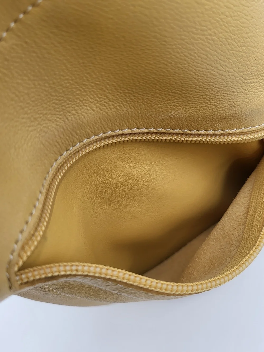 Loewe Anton Backpack-Shoulder in Pale Yellow Leather, Authentic w/COA